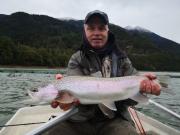 october lake rainbow fishing